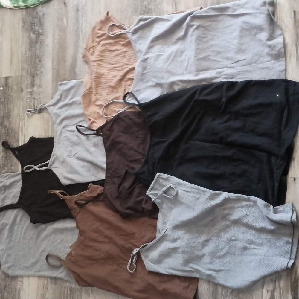 9 tank top bundle neutral colors